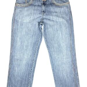 Marithe Francois Girbaud Light Blue Straight Jeans